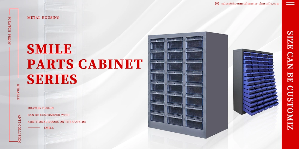 Smile Cheap Price Plastic Drawer Parts Storage Cabinet 75 Drawers Electronic Component Storage Cabinet