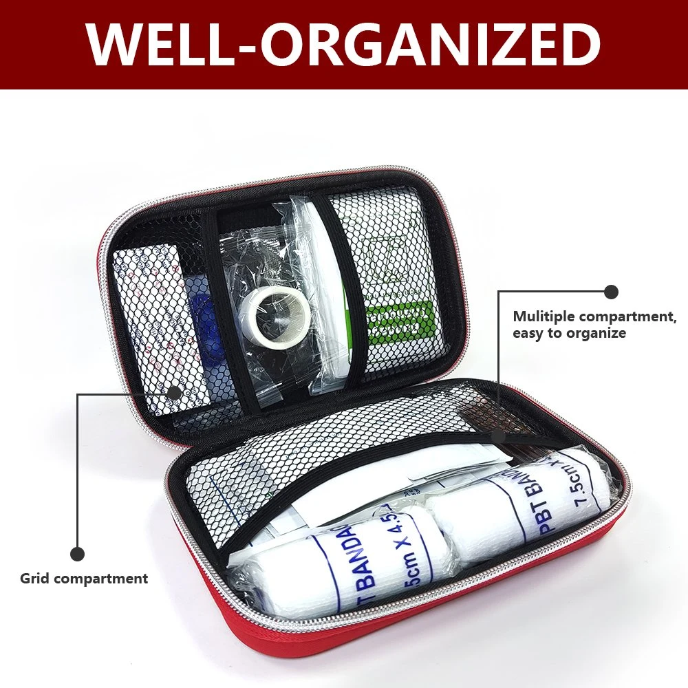 First Aid Kit Support Supplies Travel Medical Accessories Light Convenient Portable for Office