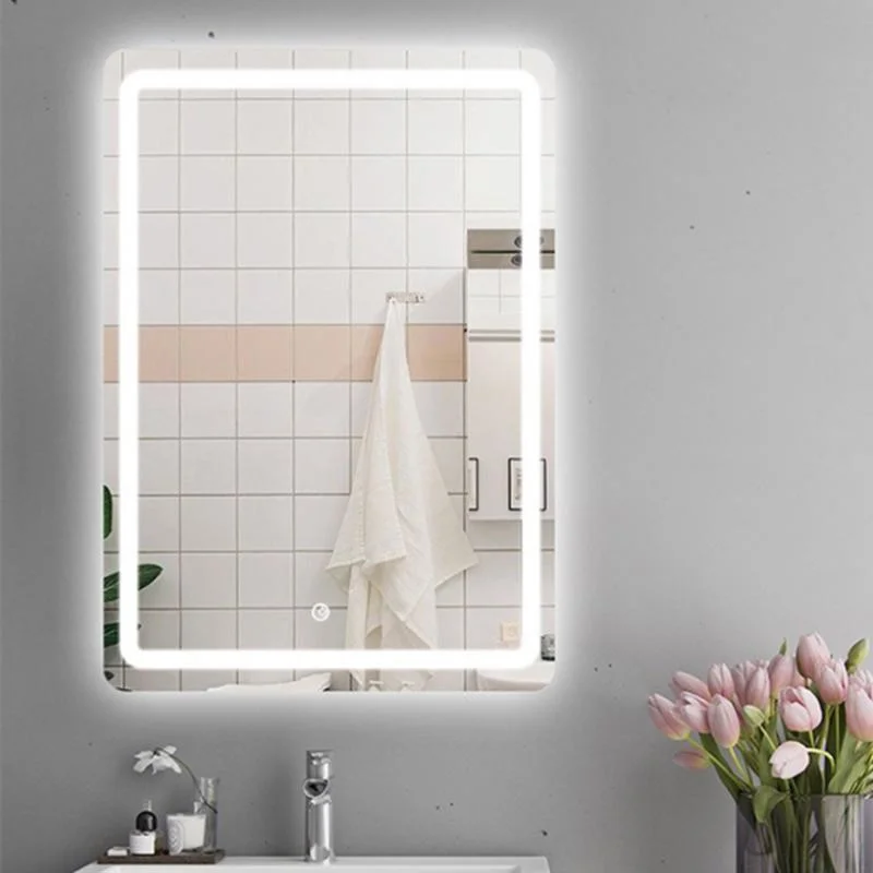 Hotel Salon Bath Defogger LED Backlit Illuminated Bathroom Mirror