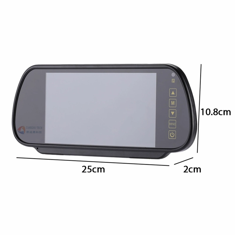 7inch TFT LCD Car Rearview Parking Reverse Mirror with MP5/TV/Mtv