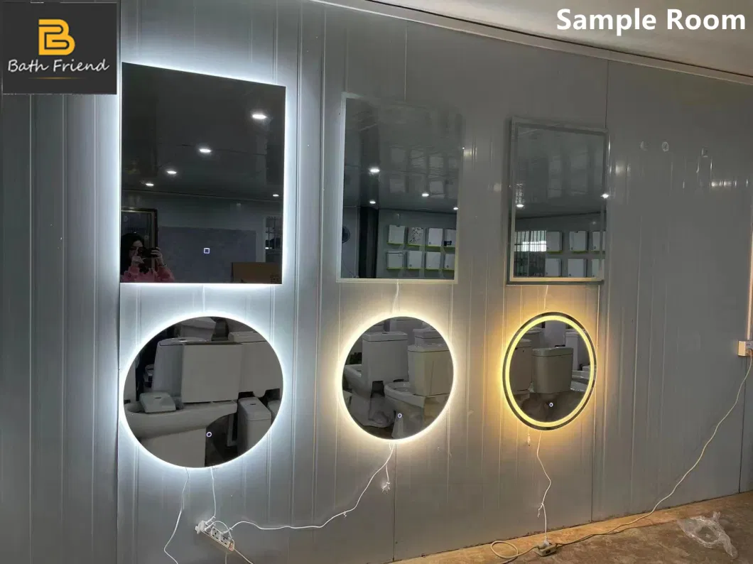 Home Customize Wall Hung Decorative Backlit LED Mirror Bathroom Vanity Glass Smart Mirror with Lights Electronic Mirror