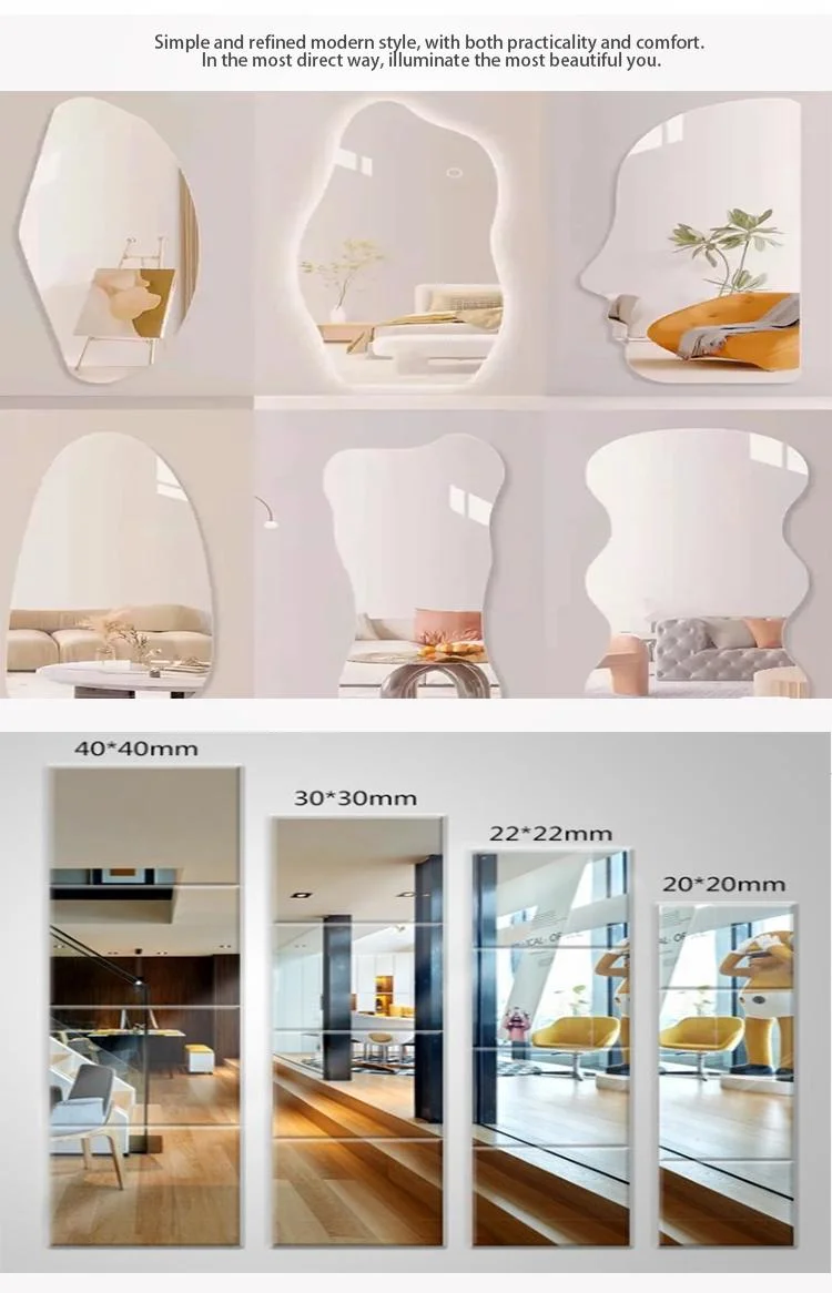 Wholesale Price High Quality Indoor Decorative Large Wall Tempered Glass Floor Mirror