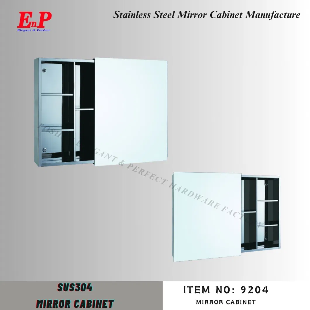 Enp Cheap Bathroom Mirror Storage Cabinets Wall Mounted Mirror Cabinet Medicine Cabinet