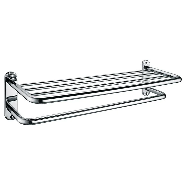 Stainless Steel 304 Bathroom Towel Rack Hotel Used Towel Shelf