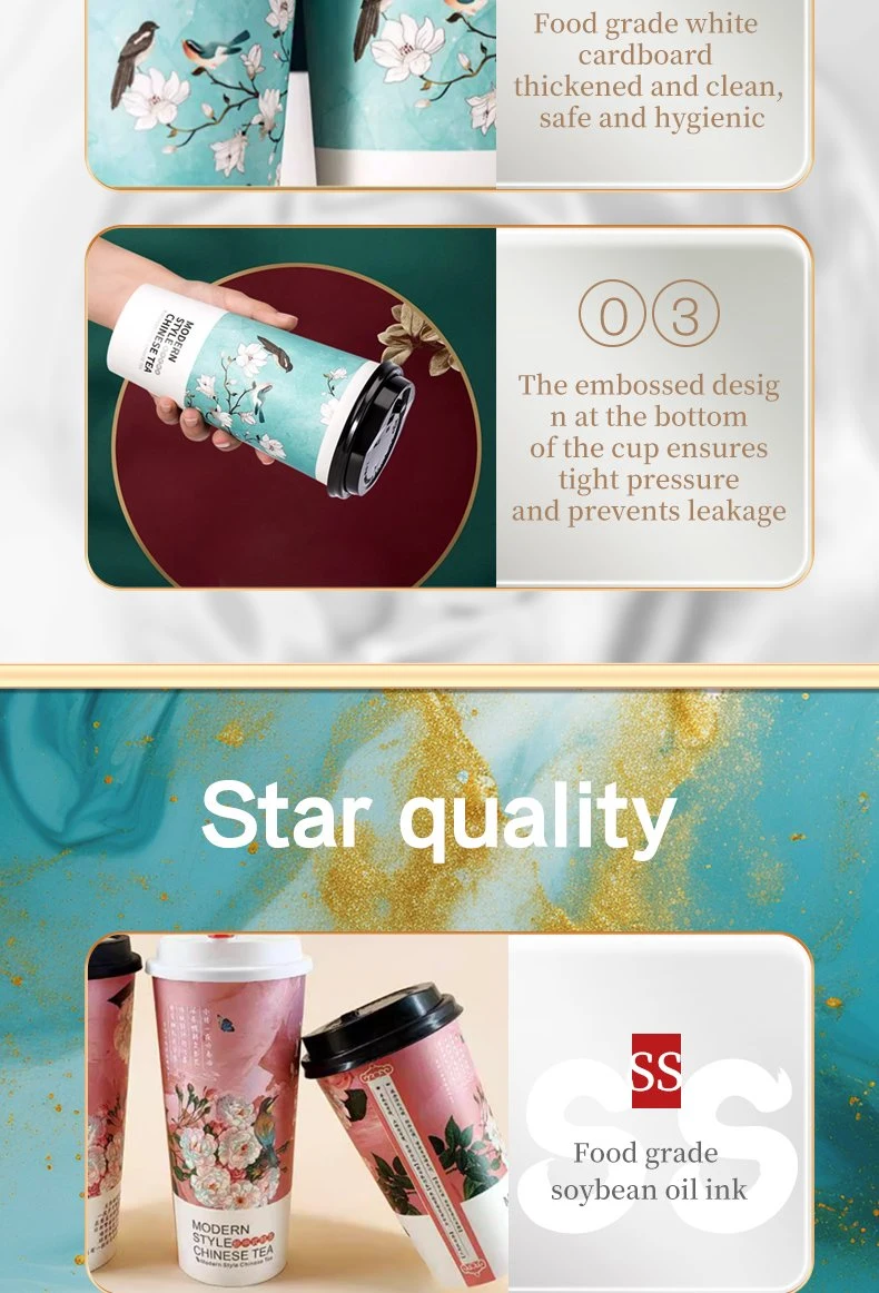 Disposable Single Wall Paper Cup Coffee Tea Milk Drinking Paper Cup