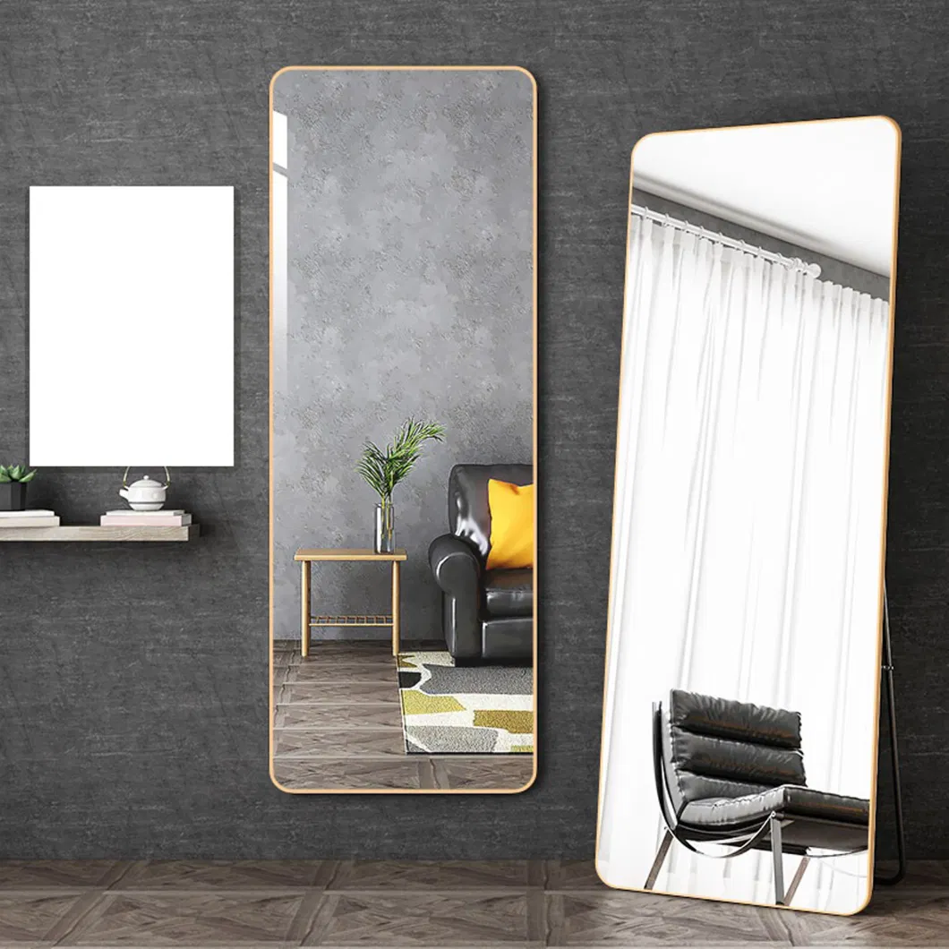 Floor with Standing Holder Bedroom Locker Room Standing Mirror Dressing Full Length Mirror