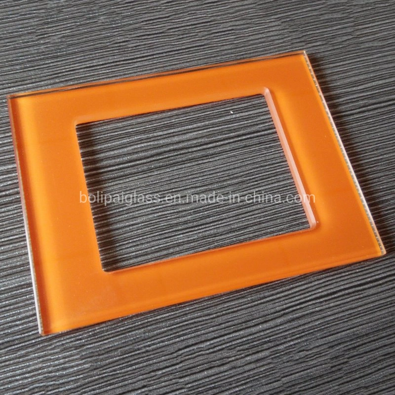 1/2/3/4/5/6 Module Switches Frosted Matt Mirror Glass Plates for India