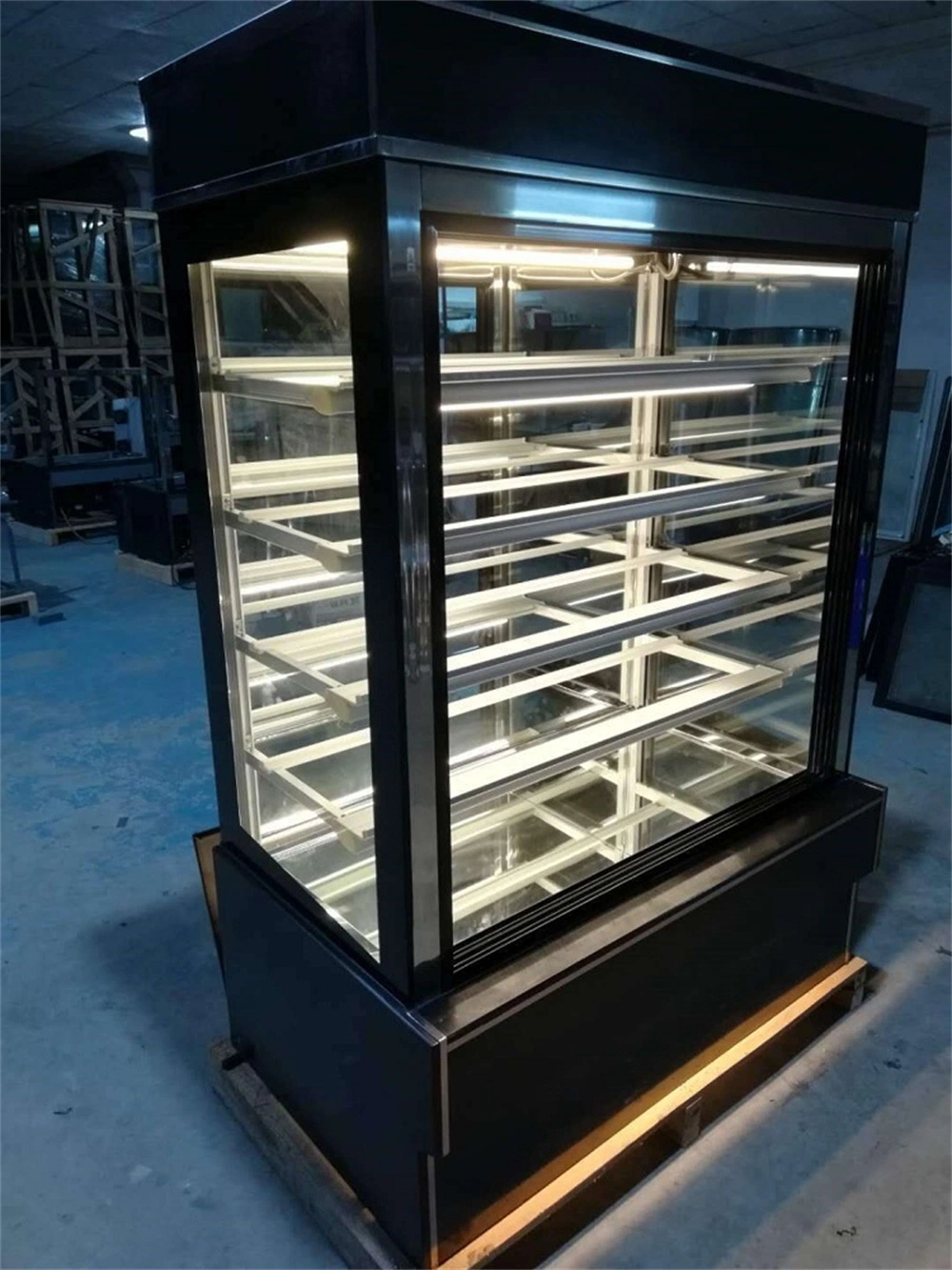 Hot Sale Cake Display Fridge Refrigerator Chiller Freezer for Bakery Stands Showcase Cabinet with Defroster