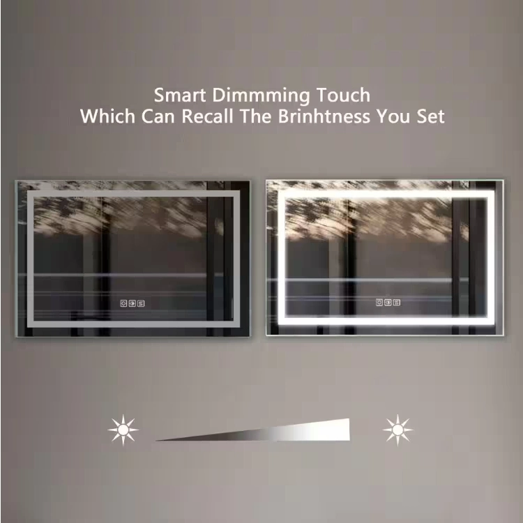 Home Smart Wall Mounted bluetooth Mirror Bathroom Designer Art Mirror