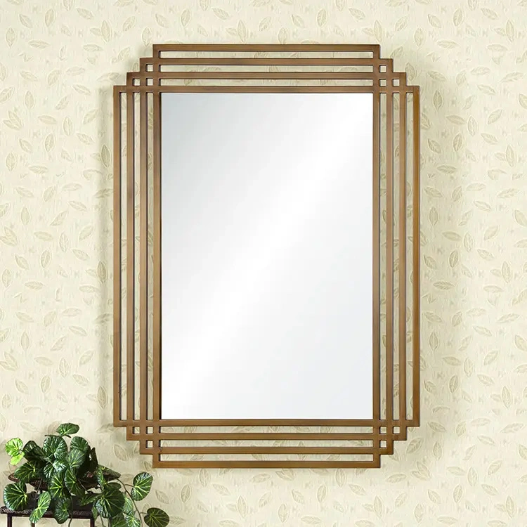 Premium Quality Design Metal and Glass Wall Mirror Wholesale Exporter Designer Handmade Wall Decorative Mirror