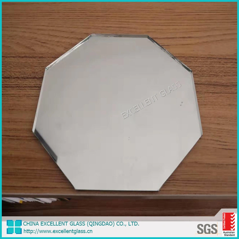 4mm Silver Mirror Bathroom Mirror Wall Mirror Vinyl Backed Safety Mirror with AS/NZS 2208: 1996 Certification Ultra Clear Silver Mirror Glass Factory Customize