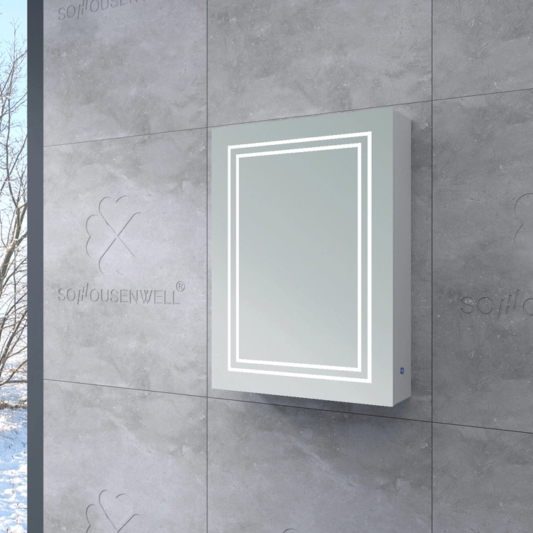 High Quality Modern Bathroom Wall Mounted Mirrored Cabinet Vanity Bathroom Cabinet with Mirror