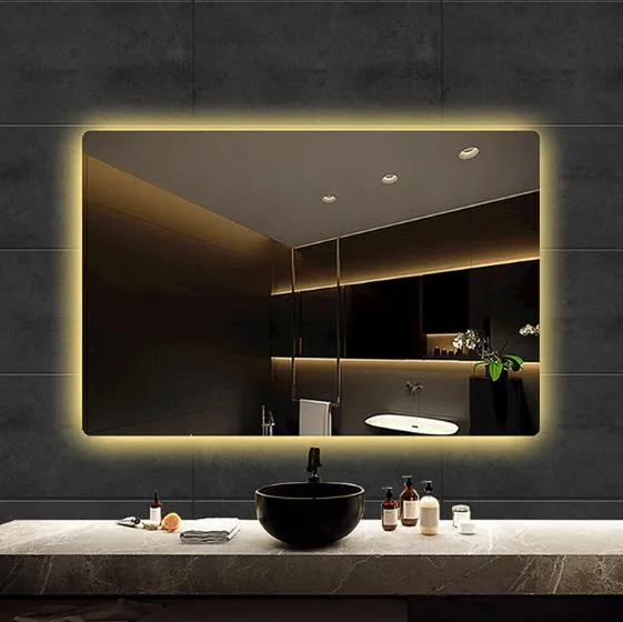 Monarch Smart Hotel LED Bath Mirror Designer Nordic Back Lit Bathroom Touch Screen Mirror Bluetooth Mirrors