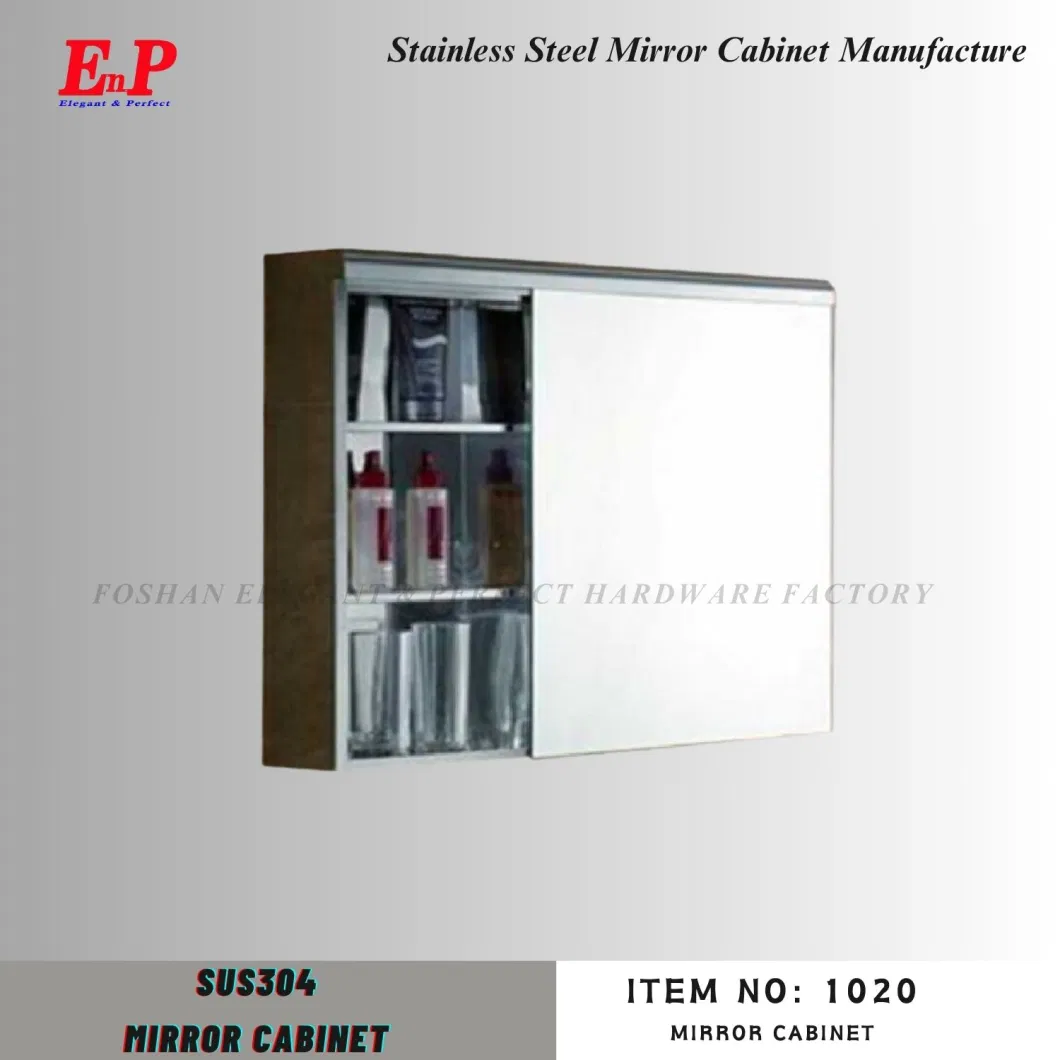 Enp Stainless Steel Bathroom Furniture Foshan Supplier High-Quality Hot Sale Medicine Cabinet Bathroom Cabinets