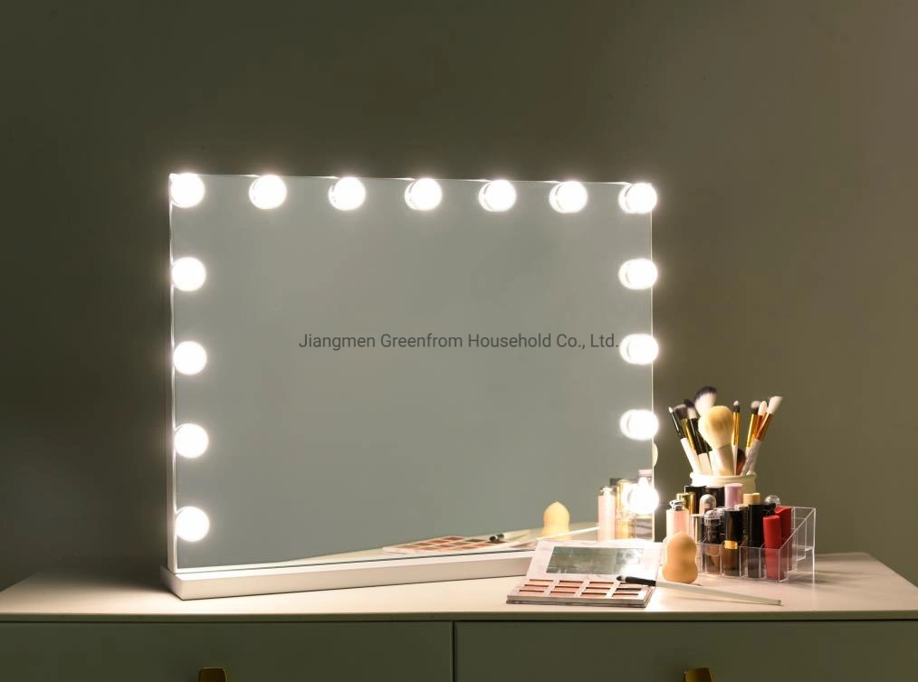 Large 15 Bulbs Hollywood Makeup LED Light Vanity Mirror