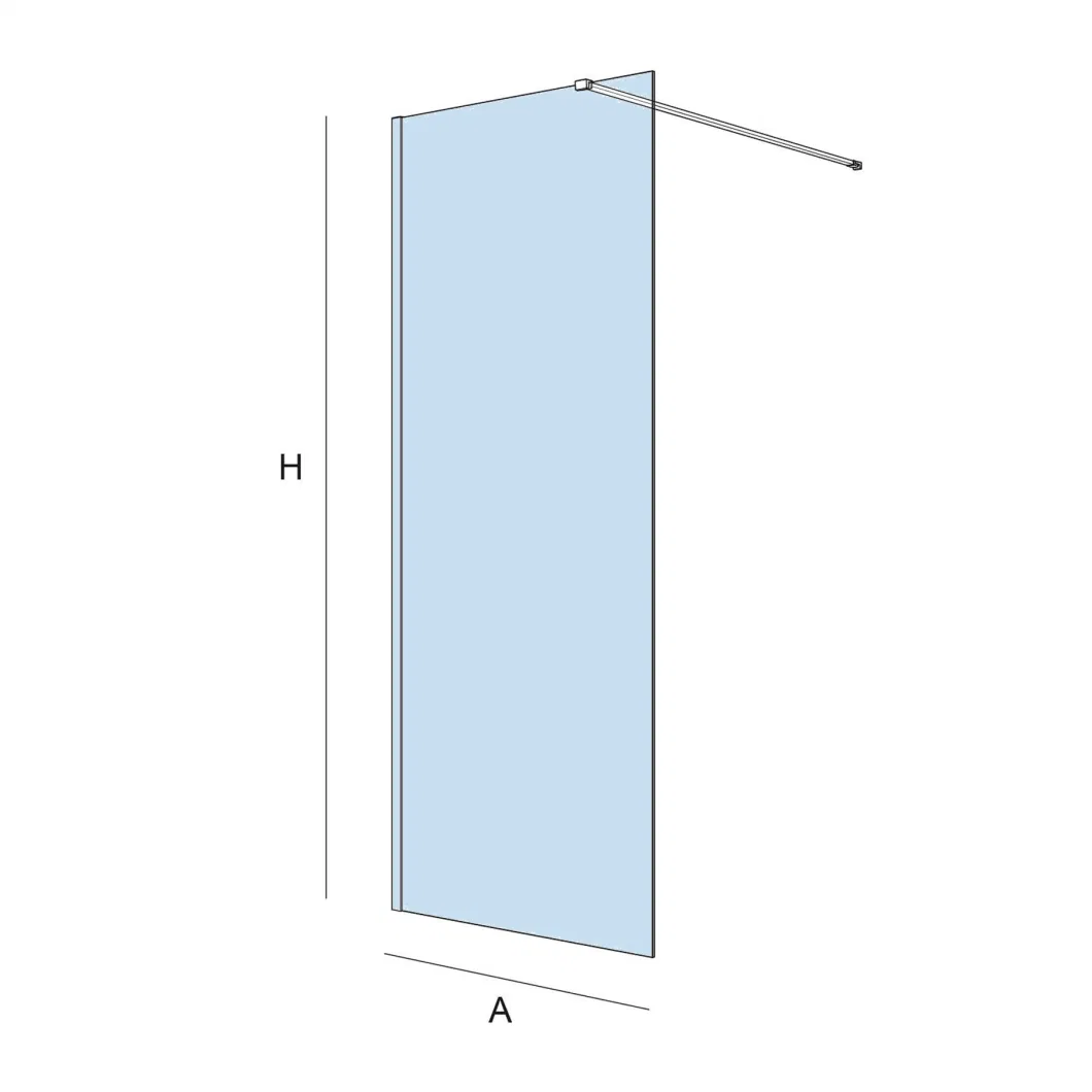 Bathroom Walk in Shower Door Freestanding Bath Glass Door