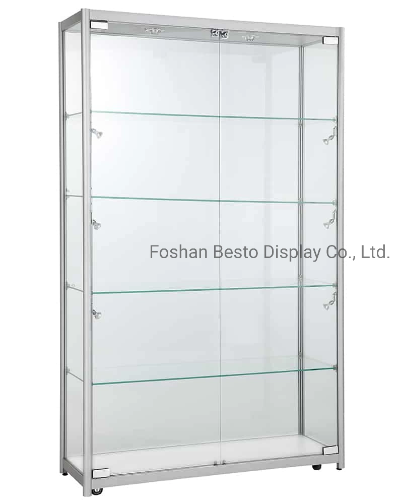 Us Custom Display Glass Cabinets with LED Lights for Vape Store, Retail Stores, Smoke Store, Gift Store, Jewelry Display, Vitrine, Retail Display