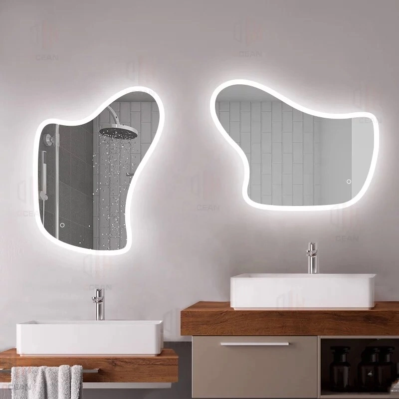 Eco Friendly Durable Large Semicircular Designer Wall Mirror
