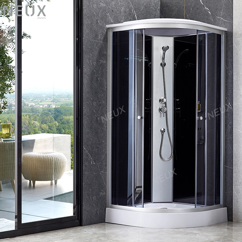 Wholesale Corner 5mm Sliding Glass Door Steam Ready Made Bathroom Shower Cubicle