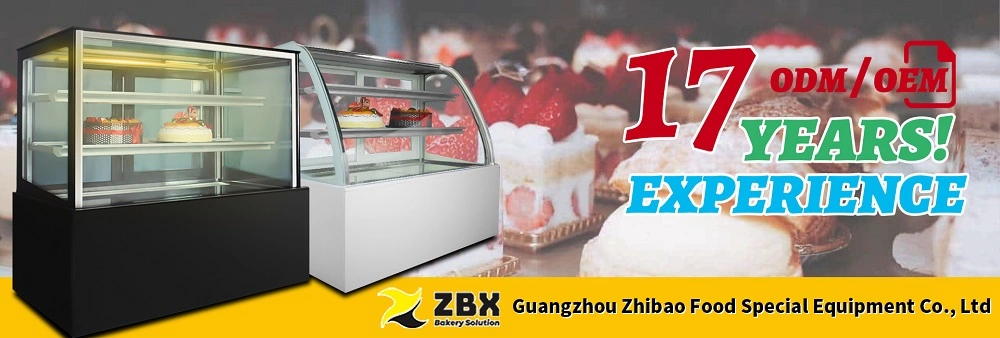 Hot Sale Cake Display Fridge Refrigerator Chiller Freezer for Bakery Stands Showcase Cabinet with Defroster