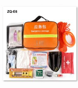 Civil Disaster Relief Backpack Survival LED Light Whistle Slow Down Belt Multitool Accessories Wild Adventure Trauma First-Aid Kit