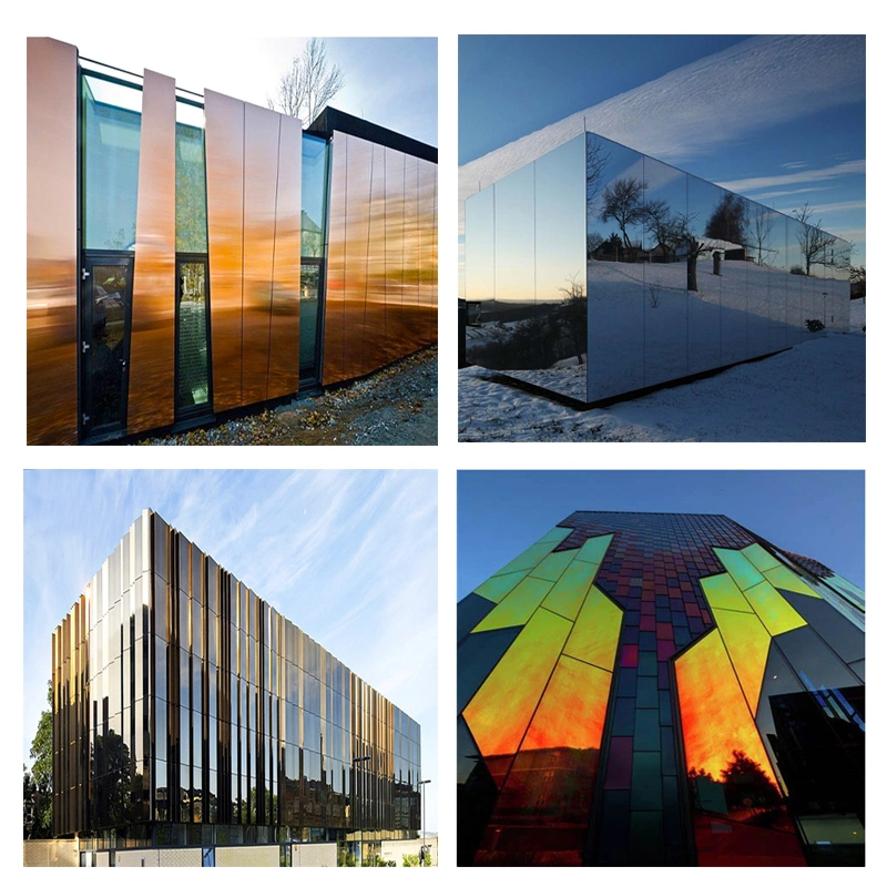 Weatherproof Mirror Surface Aluminum Composite Panels for The Stadium Project