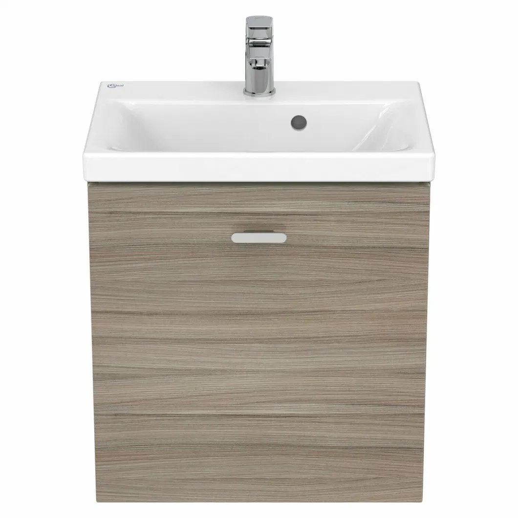 Ideal Standard Concept Space Wall Hung Vanity Unit with Basin 500mm Wide - Elm