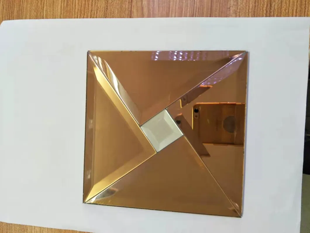2mm -6mm Thickness Clear Bronze Gray Silver Coating Mirror Glass Panel