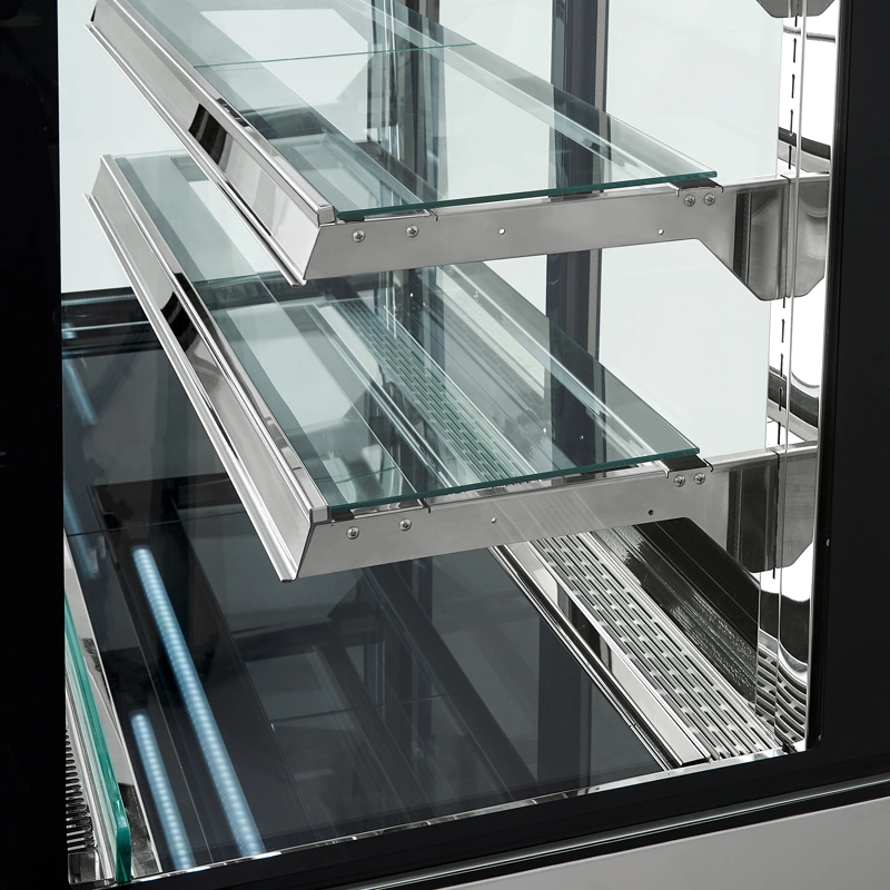 3 Layer Glass Cake Display Cake Showcase Cabinet Air Cooling with Defroster