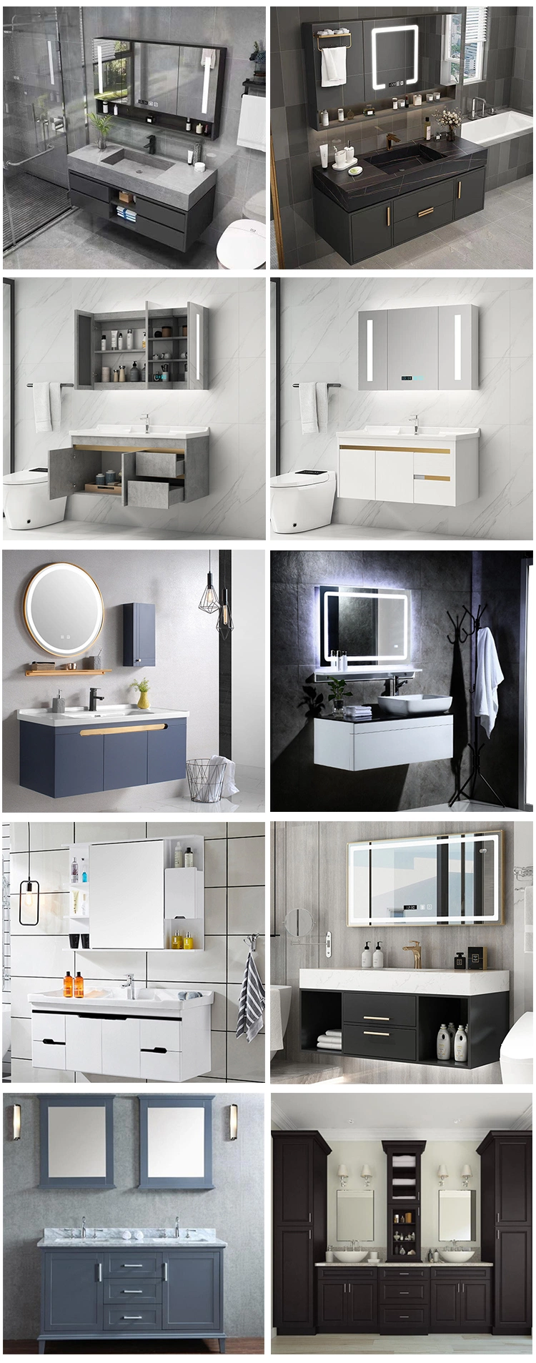 Prima Bathroom Cabinet China Factory Bathroom Mirror Cabinet with Light Indoor Luxury Bathroom Cabinet Used Bathroom Cabinets