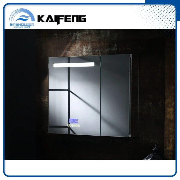 Aluminum Bathroom Mirror Cabinet, LED, Touch Screen (SM-012)