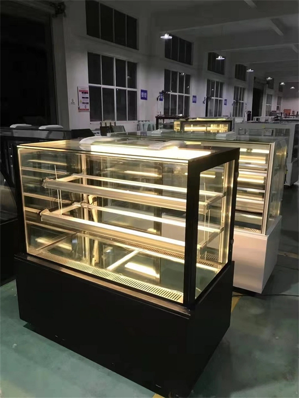 Hot Sale Cake Display Fridge Refrigerator Chiller Freezer for Bakery Stands Showcase Cabinet with Defroster