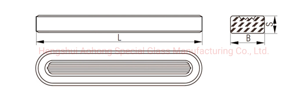 Customize DIN7081 Klinger Reflex Sight Gauge Glass