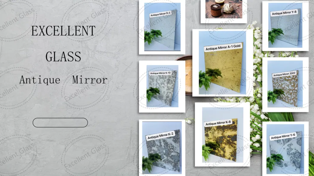 6mm 1830*2440mm Antique Gold Mirror/Tempered Mirror/Antique Safety Mirror /Antique Glass Mirror /Tempered Mirror/ Antique Mirror/ Rear View Mirror/Convex Mirror