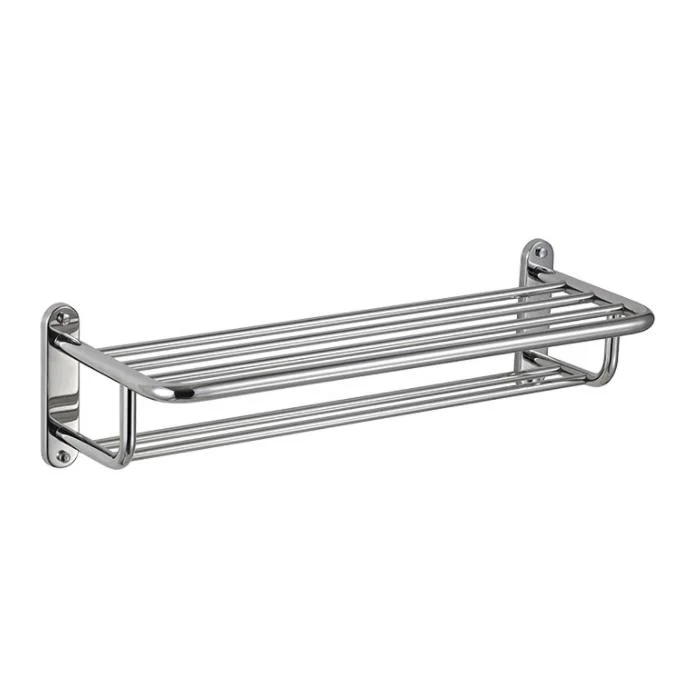 Stainless Steel 304 Bathroom Towel Rack Hotel Used Towel Shelf