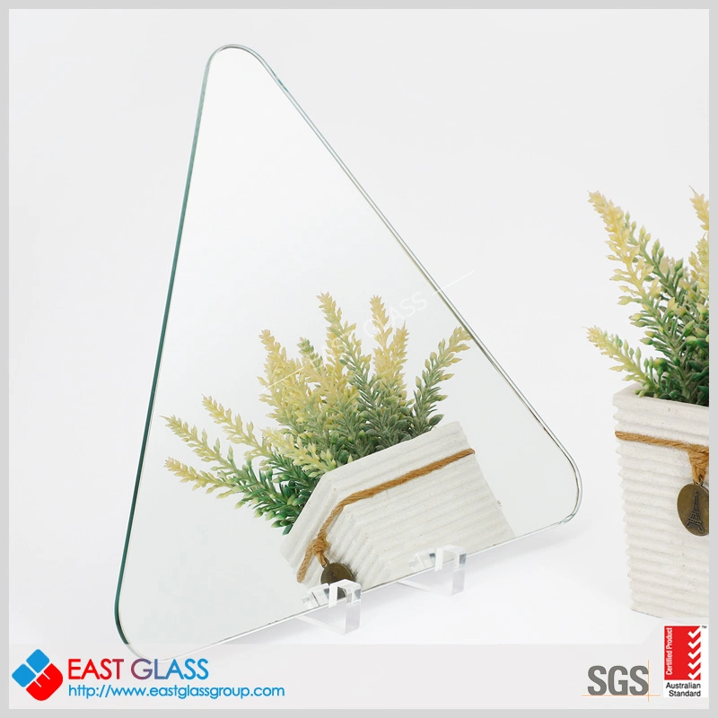 Grey/Green Back Painted Silver Mirror with Fenzi Paint Designer Wall Mirror with High Quality/Bathroom Mirror