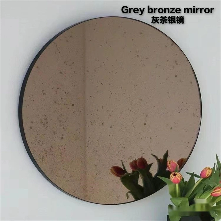 Irregular Shaped Mirror Standing Floor Home Cream Color Large Mirror