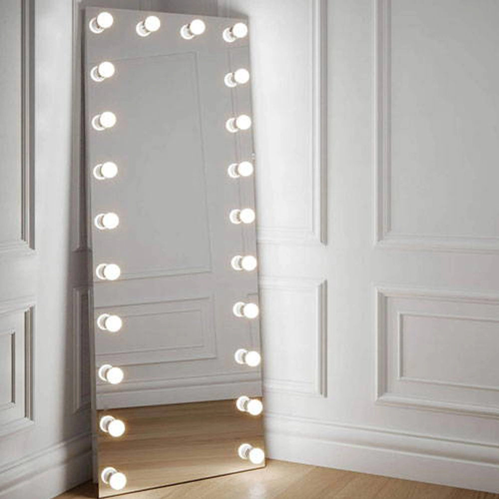 Full Length and Full Body Mirror with Lights Floor Standing Mirror