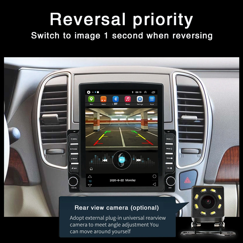 Car Android Player 9.7 Inch Car Radio IPS LCD MP5 Player Radio Bluetooth GPS Navigation WiFi FM/RDS Radio 2USB Mirror Link