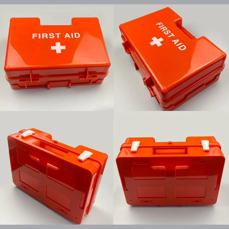 DIN13157 Industrial First Aid Kit Wall Mounted ABS First Aid Kit for Workplace ABS First Aid Box Waterproof Plastic Case