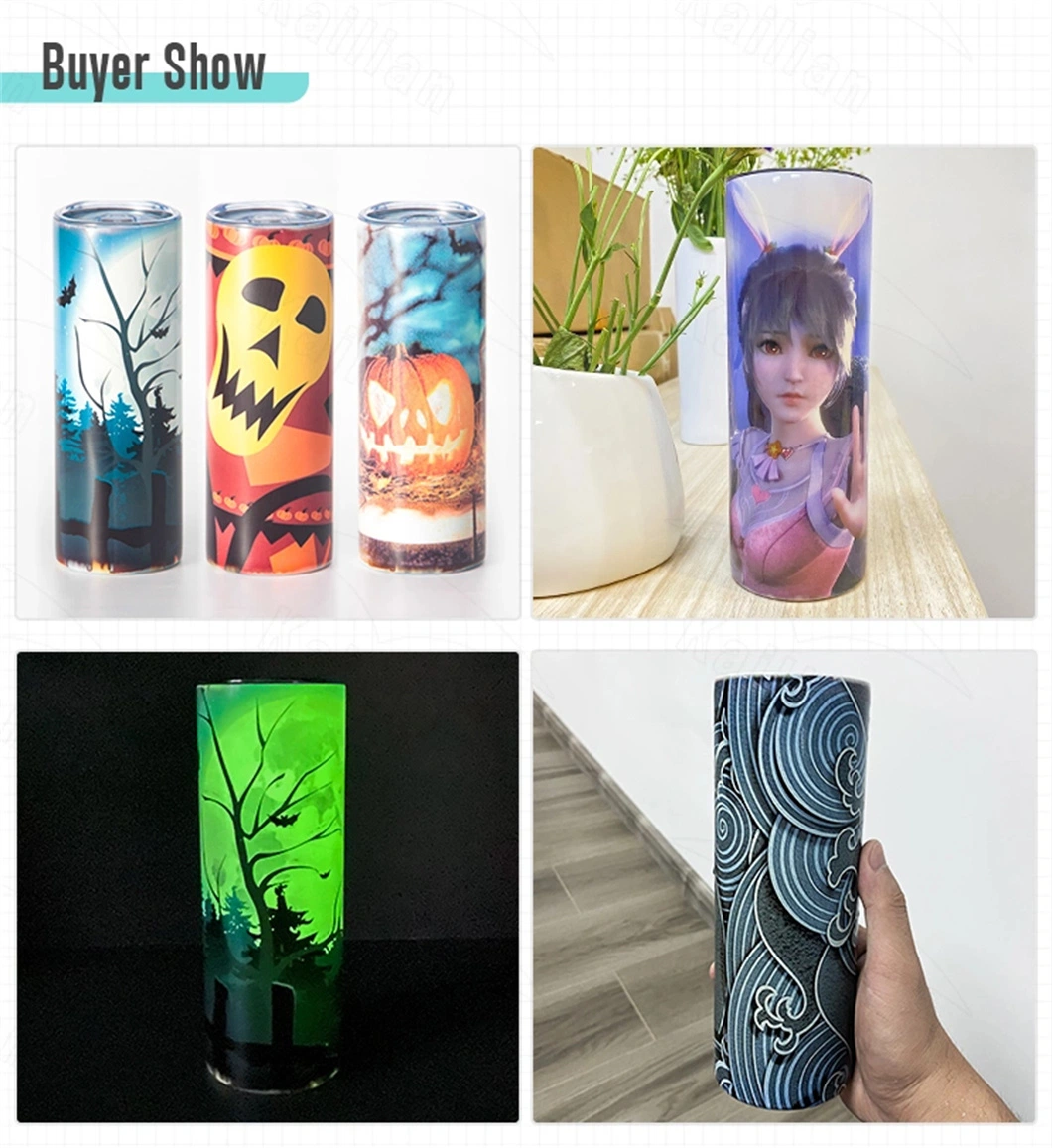 Wholesale Stainless Steel Insulated Skinny Tumbler Custom Pattern Photo Sublimation Blank