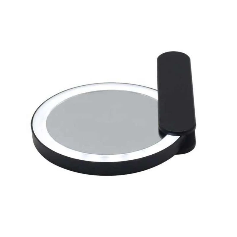 Custom Foldable Hand Held Mini Makeup LED Light Travel Pocket Smart Mirror for Beauty Cosmetic