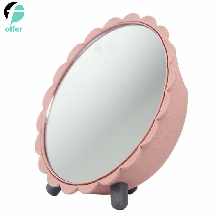 Acrylic Cute Bow Storage Box Makeup Cosmetic Mirror