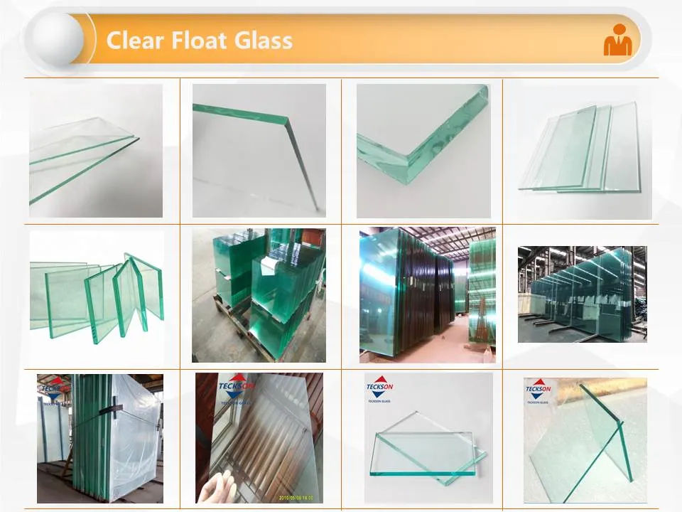 Clear /Bronze/Grey/ Black/Blue/ Float Float Glass for Building