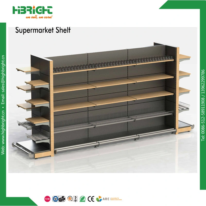 Wall Side Gondola Shelving Units