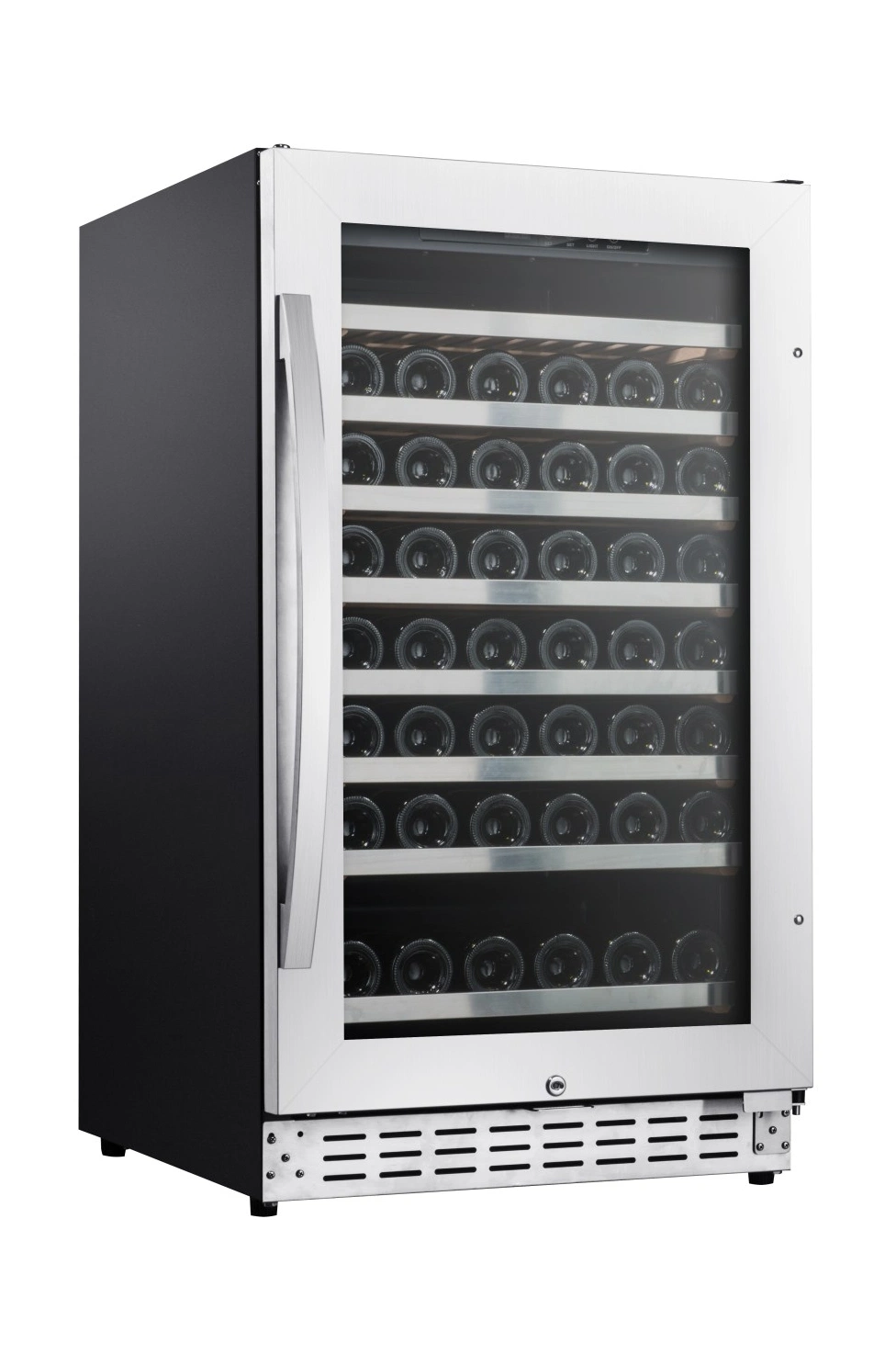 83 Bottles Single Temperature Zone Wine Cooler Built in Wine Cabinet