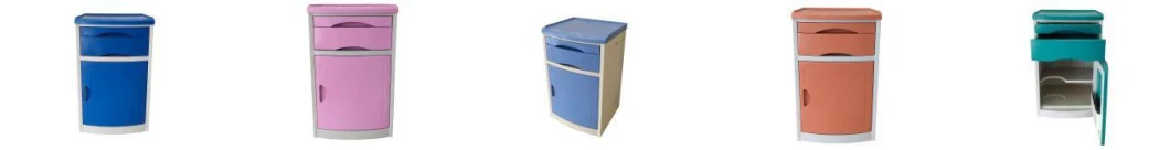 Hospital Clinic Equipment Bedside Cabinet with Drawer