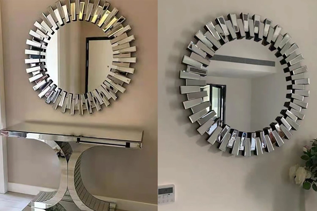 Top Selling Design Metal and Glass Wall Mirror Wholesale Exporter Designer Handmade Wall Decorative Mirror