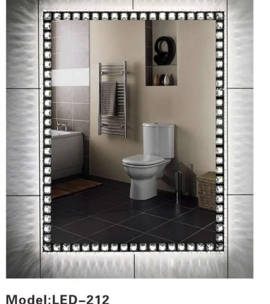 Convex Smart Wall Backlit LED Decorative Makeup Styling Lamp Bathroom Furniture Mirorr