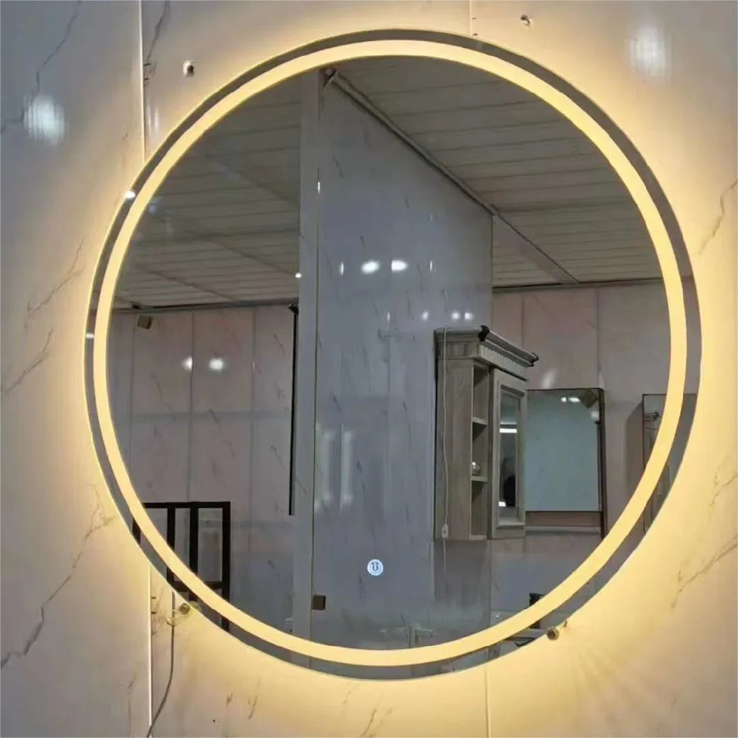 Waterdrop LED Backlit Circular Lighting Mirror